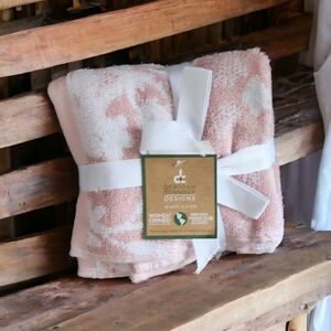 Deborah Connelly Floral Set/4 Washcloths 100% Cotton